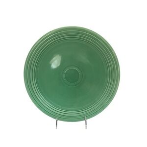 Vintage Green Fiesta Fiestaware Chop (Serving) Plate 13"